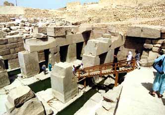 Osireion view from above
